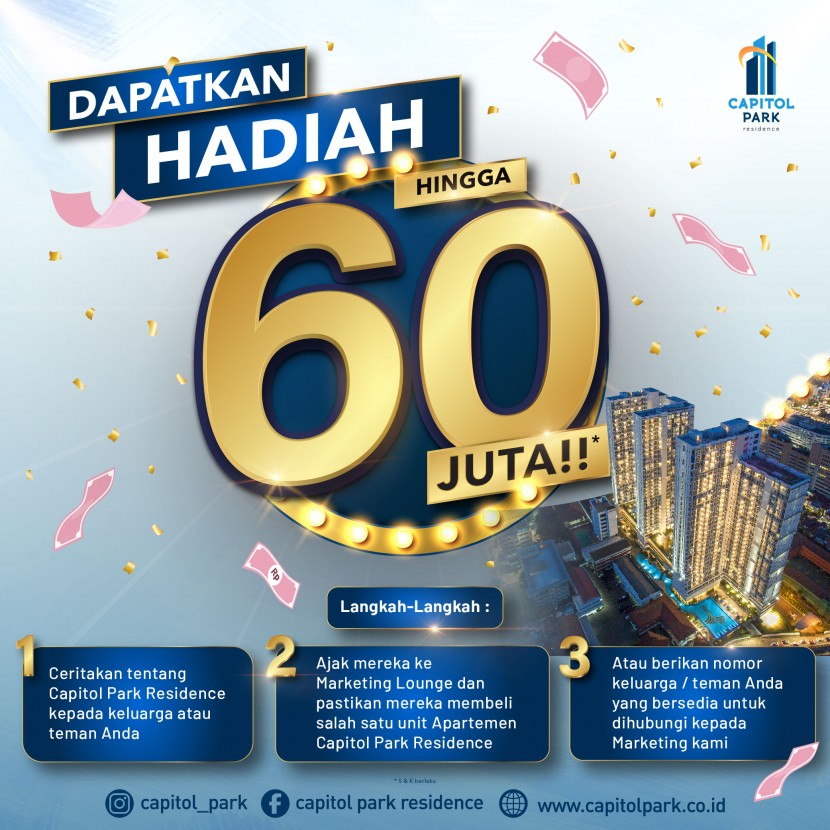 Capitol park residence salemba jakarta pusat - BUYER GET BUYER - NOVEMBER 2025