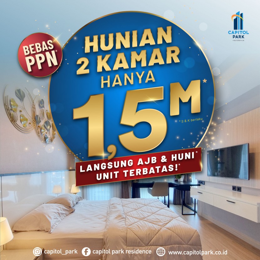 Capitol park residence salemba jakarta pusat - PROMO - AUG 2025