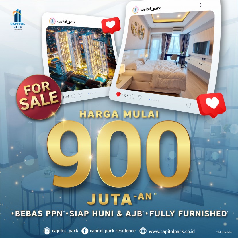 Capitol park residence salemba jakarta pusat - PROMO - NOVEMBER 2025