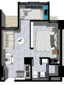 1 BEDROOM